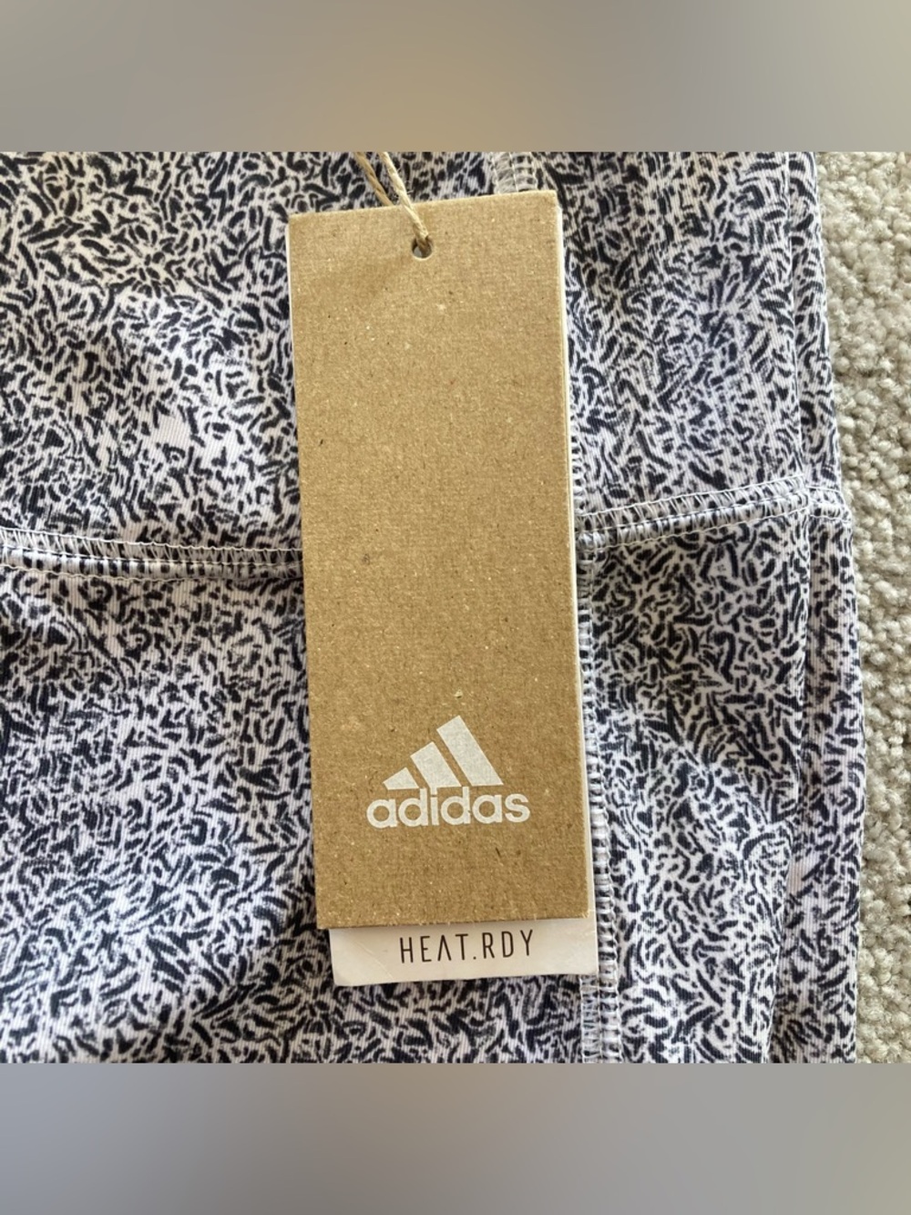 NWT Adidas Women’s Training Tights - Black/White - Picture 9 of 11
